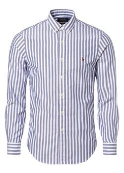 Polo Ralph Lauren Koszula męska Mężczyźni Slim Fit Bawełna indygo w paski button down ze sklepu vangraaf w kategorii Koszule męskie - zdjęcie 157476797