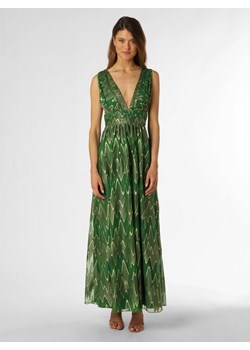 Swing Damska sukienka wieczorowa Kobiety Sztuczne włókno zielony wzorzysty ze sklepu vangraaf w kategorii Sukienki - zdjęcie 157476887