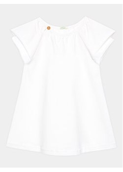 United Colors Of Benetton Sukienka codzienna 3LHAAV006 Biały Regular Fit ze sklepu MODIVO w kategorii Sukienki niemowlęce - zdjęcie 157482767