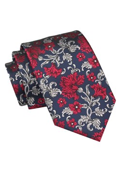 Męski Krawat Angelo di Monti - Duże Kwiaty KRADM2037 ze sklepu JegoSzafa.pl w kategorii Krawaty - zdjęcie 157485958