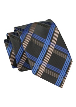 Męski Krawat Angelo di Monti - w Dużą Kratę KRADM2051 ze sklepu JegoSzafa.pl w kategorii Krawaty - zdjęcie 157486006