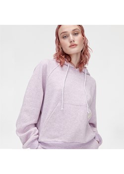 Cropp - Bladoróżowa bluza z kapturem oversize - fioletowy ze sklepu Cropp w kategorii Bluzy damskie - zdjęcie 157486018