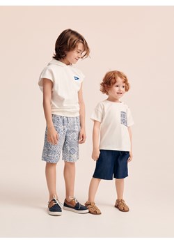 Reserved - Szorty bermudy z wiązaniem - jasnoniebieski ze sklepu Reserved w kategorii Spodenki chłopięce - zdjęcie 157491099