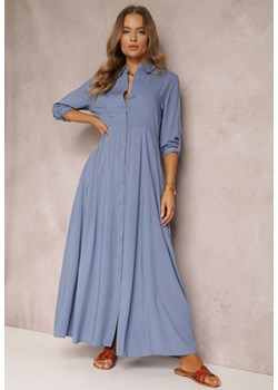 Niebieska Sukienka Hillcrest ze sklepu Renee odzież w kategorii Sukienki - zdjęcie 157491316