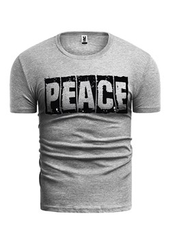 koszulka 121a - szara ze sklepu Risardi w kategorii T-shirty męskie - zdjęcie 157493198