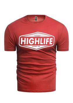 koszulka 743a - czerwona ze sklepu Risardi w kategorii T-shirty męskie - zdjęcie 157493208