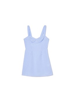 Cropp - BLINDBOX: sukienka - błękitny ze sklepu Cropp w kategorii Sukienki - zdjęcie 157493277