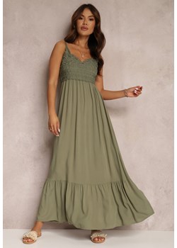Ciemnozielona Sukienka Chryazire ze sklepu Renee odzież w kategorii Sukienki - zdjęcie 157499495