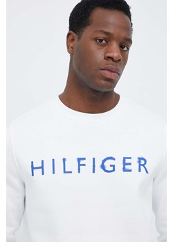 Tommy Hilfiger bluza męska kolor biały z nadrukiem ze sklepu ANSWEAR.com w kategorii Bluzy męskie - zdjęcie 157504379