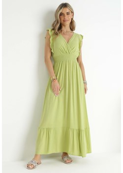 Jasnozielona Sukienka Hypsanie ze sklepu Born2be Odzież w kategorii Sukienki - zdjęcie 157515486