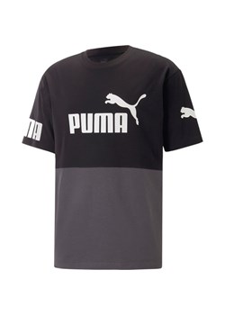 Koszulka męska Power Colorblock Logo Puma ze sklepu SPORT-SHOP.pl w kategorii T-shirty męskie - zdjęcie 157521139