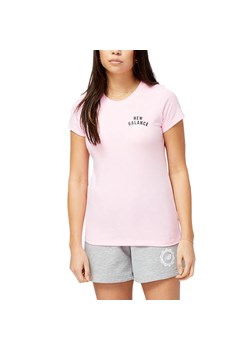 Koszulka New Balance WT31804OTP - różowa ze sklepu streetstyle24.pl w kategorii Bluzki damskie - zdjęcie 157521809