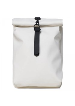 Plecak uniseks RAINS Rolltop Mini - biały ze sklepu Sportstylestory.com w kategorii Plecaki - zdjęcie 157524029