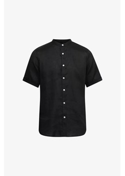 GIANNI LUPO Lniana koszula - Czarny - Mężczyzna - M (M) ze sklepu Halfprice w kategorii Koszule męskie - zdjęcie 157524695