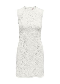ONLY Sukienka 15300707 Biały Tight Fit ze sklepu MODIVO w kategorii Sukienki - zdjęcie 157527049