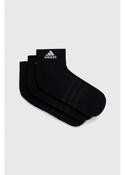 adidas Performance skarpetki 3-pack kolor czarny ze sklepu ANSWEAR.com w kategorii Skarpetki damskie - zdjęcie 157529108