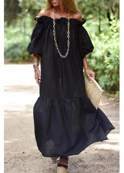 Sukienka RENSALDA BLACK ze sklepu Ivet Shop w kategorii Sukienki - zdjęcie 157530619