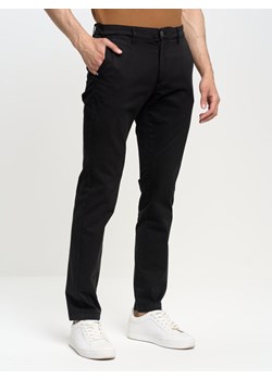 Spodnie chinosy męskie czarne Erhat 907 ze sklepu Big Star w kategorii Spodnie męskie - zdjęcie 157537965