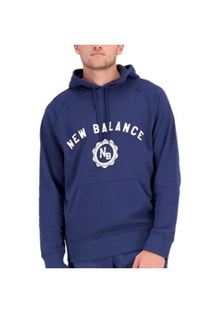 Bluza New Balance MT31901NNY - granatowa ze sklepu streetstyle24.pl w kategorii Bluzy męskie - zdjęcie 157541437