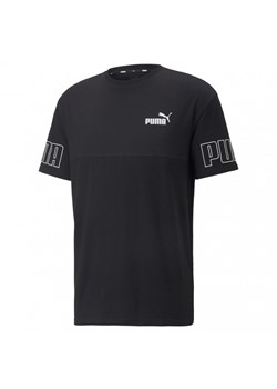 Męski t-shirt z nadrukiem PUMA Power Colorblock Tee ze sklepu Sportstylestory.com w kategorii T-shirty męskie - zdjęcie 157552509