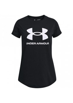 Dziewczęca koszulka treningowa UNDER ARMOUR Live Sportstyle Graphic SS ze sklepu Sportstylestory.com w kategorii Bluzki dziewczęce - zdjęcie 157568626