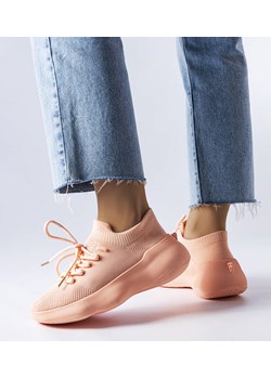 Różowe materiałowe buty sportowe Lavallée ze sklepu gemre w kategorii Buty sportowe damskie - zdjęcie 157573406
