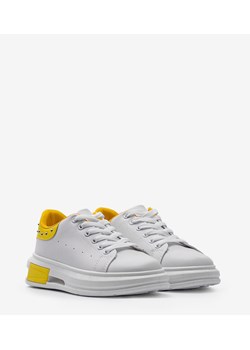 Biało żółte sneakersy damskie Taranto ze sklepu gemre w kategorii Buty sportowe damskie - zdjęcie 157575968