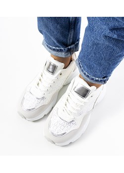Białe sneakersy damskie Viale ze sklepu gemre w kategorii Buty sportowe damskie - zdjęcie 157581177