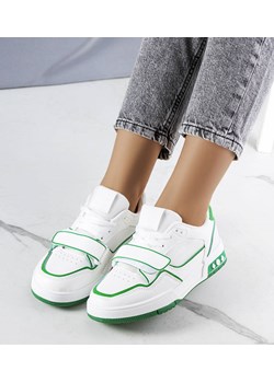 Zielone sneakersy damskie Kadie ze sklepu gemre w kategorii Buty sportowe damskie - zdjęcie 157582778