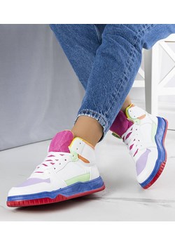 Kolorowe sneakersy za kostkę Elizabeth ze sklepu gemre w kategorii Buty sportowe damskie - zdjęcie 157584028