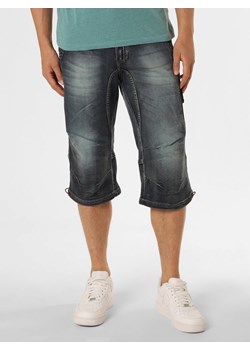 Timezone Męskie spodenki jeansowe Mężczyźni Bawełna dark stone jednolity ze sklepu vangraaf w kategorii Jeansy męskie - zdjęcie 157595909
