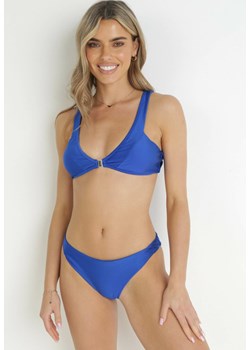 Niebieskie Bikini z Biustonoszem Zapinanym z Przodu i Figami Aydana ze sklepu Born2be Odzież w kategorii Stroje kąpielowe - zdjęcie 157597318