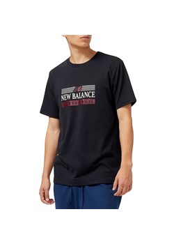 Koszulka New Balance MT31906BK - czarna ze sklepu streetstyle24.pl w kategorii T-shirty męskie - zdjęcie 157603046