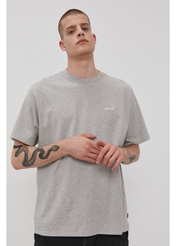 Levi&apos;s T-shirt A0637.0013 męski kolor szary melanżowy A0637.0013-Neutrals ze sklepu ANSWEAR.com w kategorii T-shirty męskie - zdjęcie 157608185