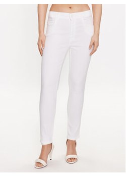 Marella Spodnie materiałowe Peseta 2331310635 Biały Slim Fit ze sklepu MODIVO w kategorii Spodnie damskie - zdjęcie 157614779