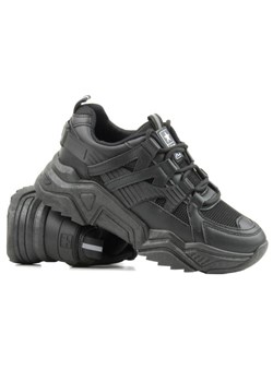 Sneakersy, buty sportowe damskie NEWS 22SP35-4620, czarne ze sklepu ulubioneobuwie w kategorii Buty sportowe damskie - zdjęcie 157615318