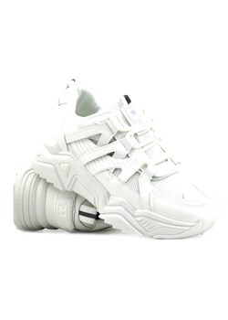 Sneakersy, buty sportowe damskie NEWS 22SP35-4620, białe ze sklepu ulubioneobuwie w kategorii Buty sportowe damskie - zdjęcie 157615337