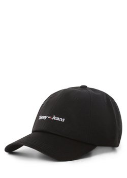 Tommy Jeans Damska czapka z daszkiem Kobiety Bawełna czarny jednolity ze sklepu vangraaf w kategorii Czapki z daszkiem damskie - zdjęcie 157615555