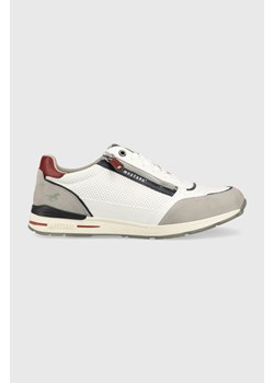 Mustang sneakersy kolor biały 4154316 ze sklepu ANSWEAR.com w kategorii Buty sportowe męskie - zdjęcie 157616246