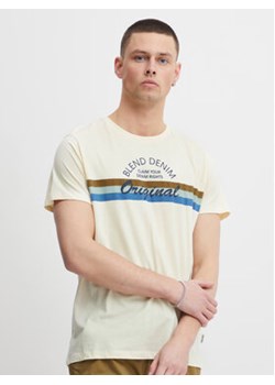 Blend T-Shirt 20715035 Écru Regular Fit ze sklepu MODIVO w kategorii T-shirty męskie - zdjęcie 157619808