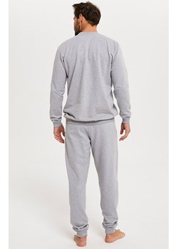 Komplet męski Lider z długim rękawem i długimi nogawkami, Kolor szary melanż, Rozmiar M, Italian Fashion ze sklepu Primodo w kategorii Piżamy męskie - zdjęcie 157619926