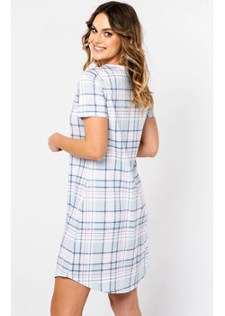 Koszula nocna damska na krótki rękaw Allison, Kolor niebieski-wzór, Rozmiar S, Italian Fashion ze sklepu Primodo w kategorii Koszule nocne - zdjęcie 157619936