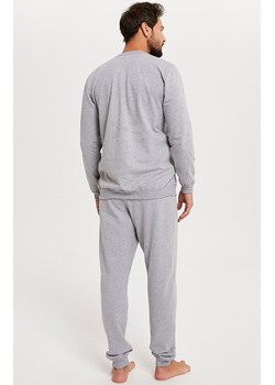 Komplet męski z długi rękawem i długimi nogawkami Fox, Kolor szary melanż, Rozmiar S, Italian Fashion ze sklepu Primodo w kategorii Piżamy męskie - zdjęcie 157619999