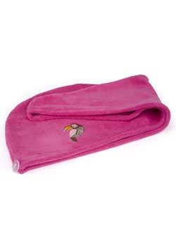 Turban kąpielowy MOMO WAY różowy | ręcznik tukan ze sklepu Sklep SOXO w kategorii Ręczniki - zdjęcie 157633859