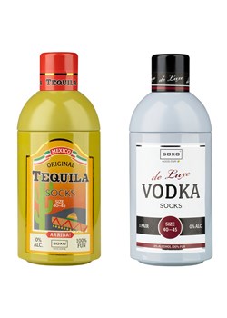 Zestaw 2x Skarpetki męskie kolorowe SOXO GOOD STUFF Tequila i wódka w butelce śmieszne bawełniane ze sklepu Sklep SOXO w kategorii Skarpetki męskie - zdjęcie 157633998