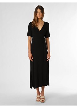 mbyM Sukienka damska Kobiety Modal czarny jednolity ze sklepu vangraaf w kategorii Sukienki - zdjęcie 157635269
