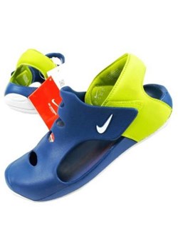 Sandały Nike Sunray Protect Jr DH9465-402 niebieskie ze sklepu ButyModne.pl w kategorii Sandały dziecięce - zdjęcie 157636697