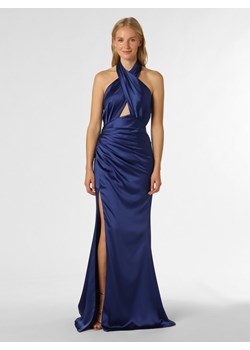 Unique Damska sukienka wieczorowa Kobiety Satyna błękit królewski jednolity ze sklepu vangraaf w kategorii Sukienki - zdjęcie 158035367