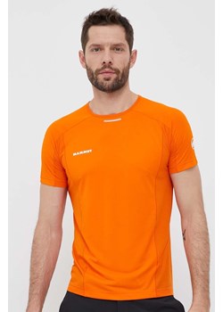 Mammut t-shirt funkcyjny Aenergy FL kolor pomarańczowy ze sklepu ANSWEAR.com w kategorii T-shirty męskie - zdjęcie 158038189
