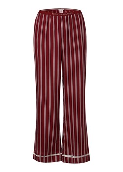 Tommy Hilfiger Damskie spodnie od piżamy Kobiety wiskoza bordowy w paski ze sklepu vangraaf w kategorii Piżamy damskie - zdjęcie 158049588